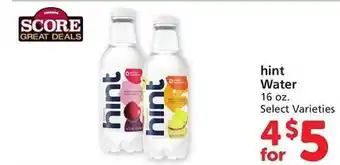 Vons Score great deals hint water offer