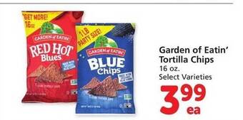 Vons Garden of eatin' tortilla chips offer