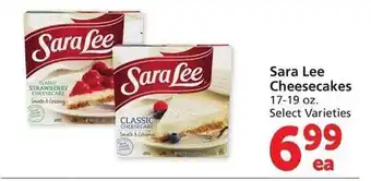 Vons Sara lee cheesecakes offer