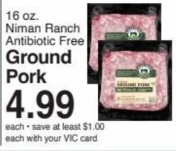 Harris Teeter Ground Pork offer