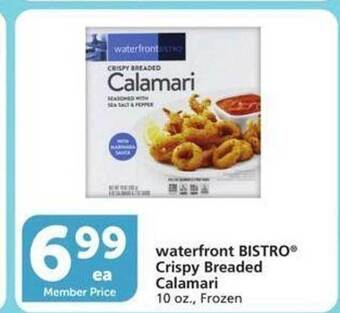 Vons Waterfront bistro crispy breaded calamari offer