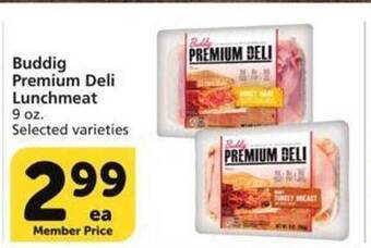 Vons Buddig premium deli lunchmeat offer