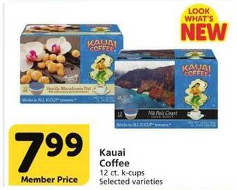 Vons Kauai coffee offer