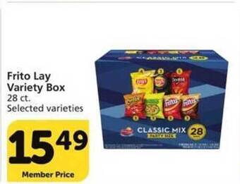 Vons Frito lay variety box offer