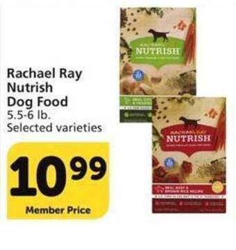 Vons Rachael ray nutrish dog food offer