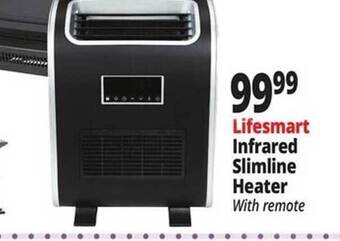 Ocean State Job Lot Lifesmart infrared slimline heater offer