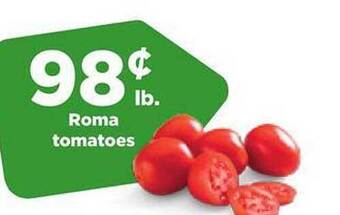 Hy-Vee Roma tomatoes offer