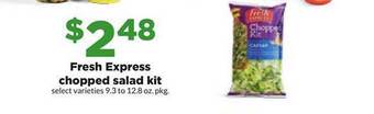 Hy-Vee Fresh express chopped salad kit offer