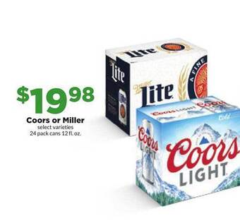 Hy-Vee Coors or miller lite offer