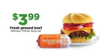 Hy-Vee Fresh ground beef offer