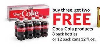 Hy-Vee Coca-cola products offer
