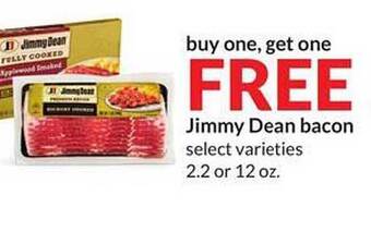 Hy-Vee Jimmy dean bacon offer