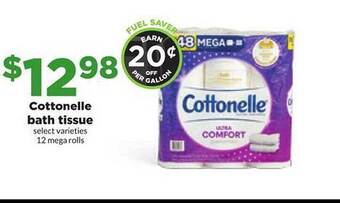 Hy-Vee Cottonelle bath tissue offer