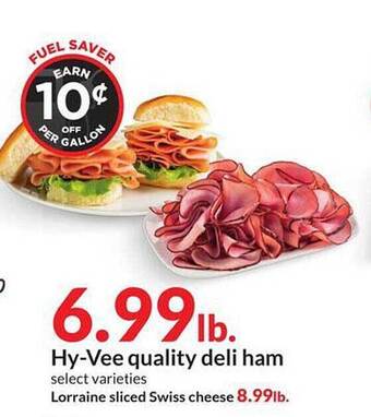 Hy-Vee Hy-vee quality deli ham offer