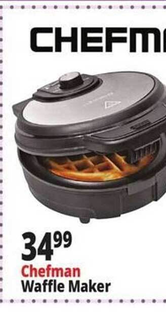 Ocean State Job Lot Chefman waffle maker offer
