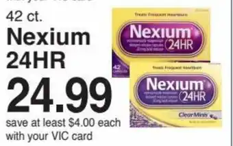 Harris Teeter Nexium 24HR offer