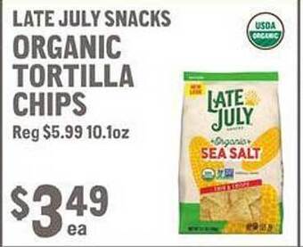 New Seasons Market Late july snacks organic tortilla chips offer