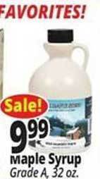 Ocean State Job Lot Maple syrup offer