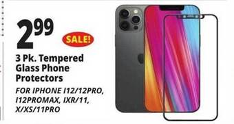 Ocean State Job Lot Tempered glass phone protectors offer