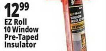 Ocean State Job Lot Ez roll 10 window pre-taped insulator offer