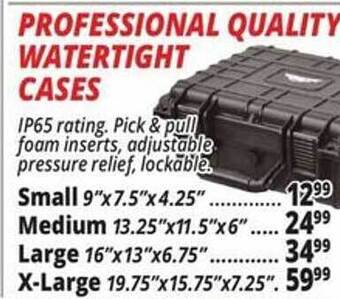 Ocean State Job Lot Professional quality watertight cases offer