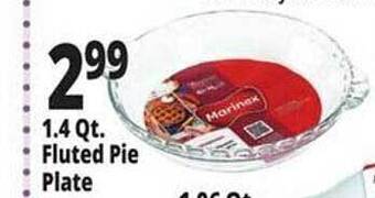 Ocean State Job Lot Fluted pie plate offer
