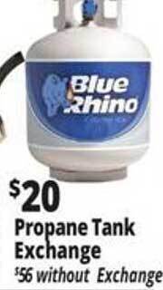 Ocean State Job Lot Propane tank exchange blue rhino offer