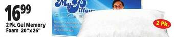 Ocean State Job Lot Gel memory foam offer