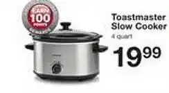 Toastmaster slow cooker