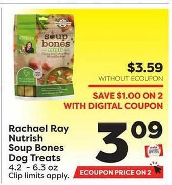 Weis Markets Rachael ray nutrish soup bones dog treats offer