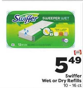 Weis Markets Swiffer wet or dry refills offer