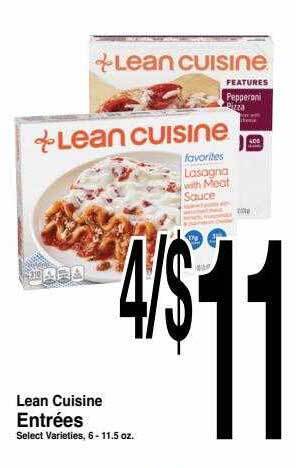 Super Saver Lean cuisine entrées offer