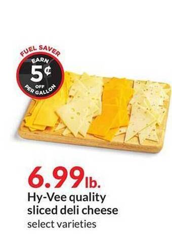 Hy-Vee Hy-vee quality sliced deli cheese offer