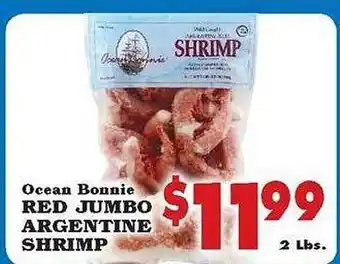 Ocean bonnie red jumbo argentine shrimp