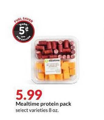 Hy-Vee Mealtime protein pack offer