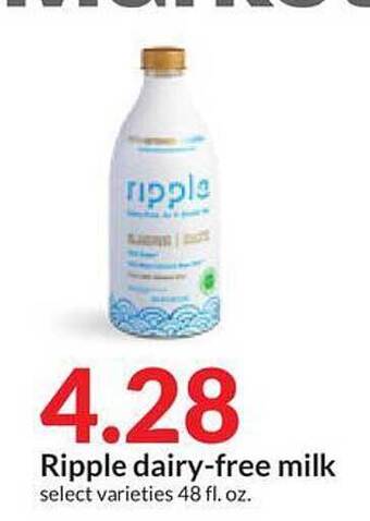 Hy-Vee Ripple dairy-free milk offer