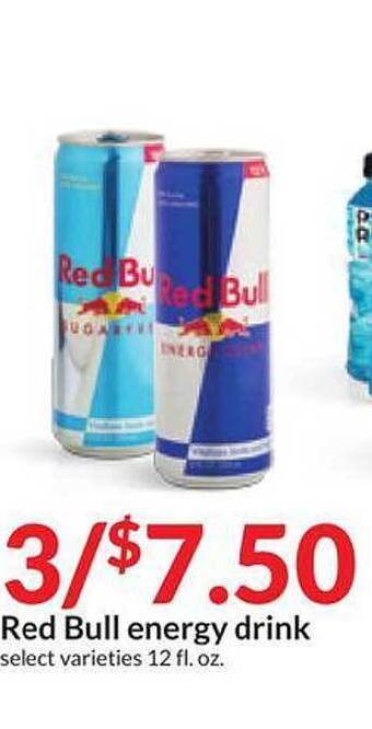 Hy-Vee Red bull energy drink offer
