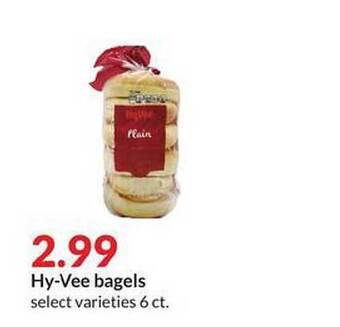 Hy-Vee Hy-vee bagels offer