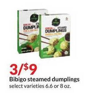 Hy-Vee Bibigo steamed dumplings offer