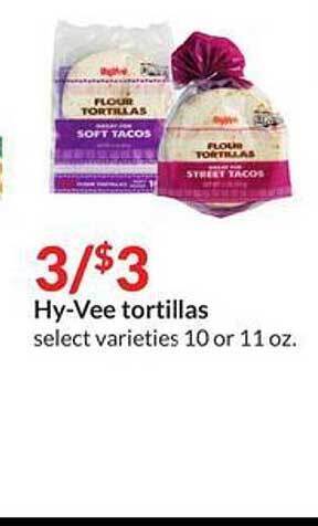 Hy-Vee Hy-vee tortillas offer