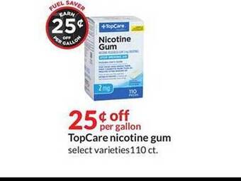 Hy-Vee Topcare nicotine gum offer