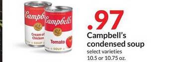 Hy-Vee Campbell's condensed soup offer