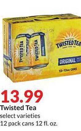 Hy-Vee Twisted tea offer