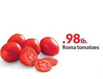 Hy-Vee Roma tomatoes offer