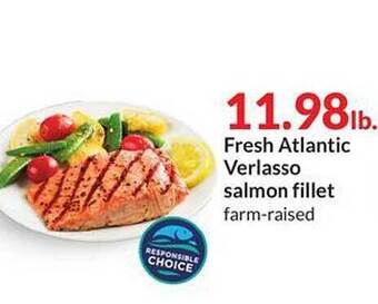 Hy-Vee Fresh atlantic verlasso salmon fillet offer