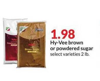 Hy-Vee Hy-vee brown or powdered sugar offer