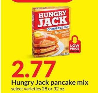 Hy-Vee Hungry jack pancake mix offer