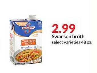 Hy-Vee Swanson broth offer