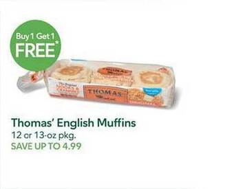 Publix Thomas' english muffins offer