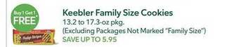 Publix Keebler family size cookies offer